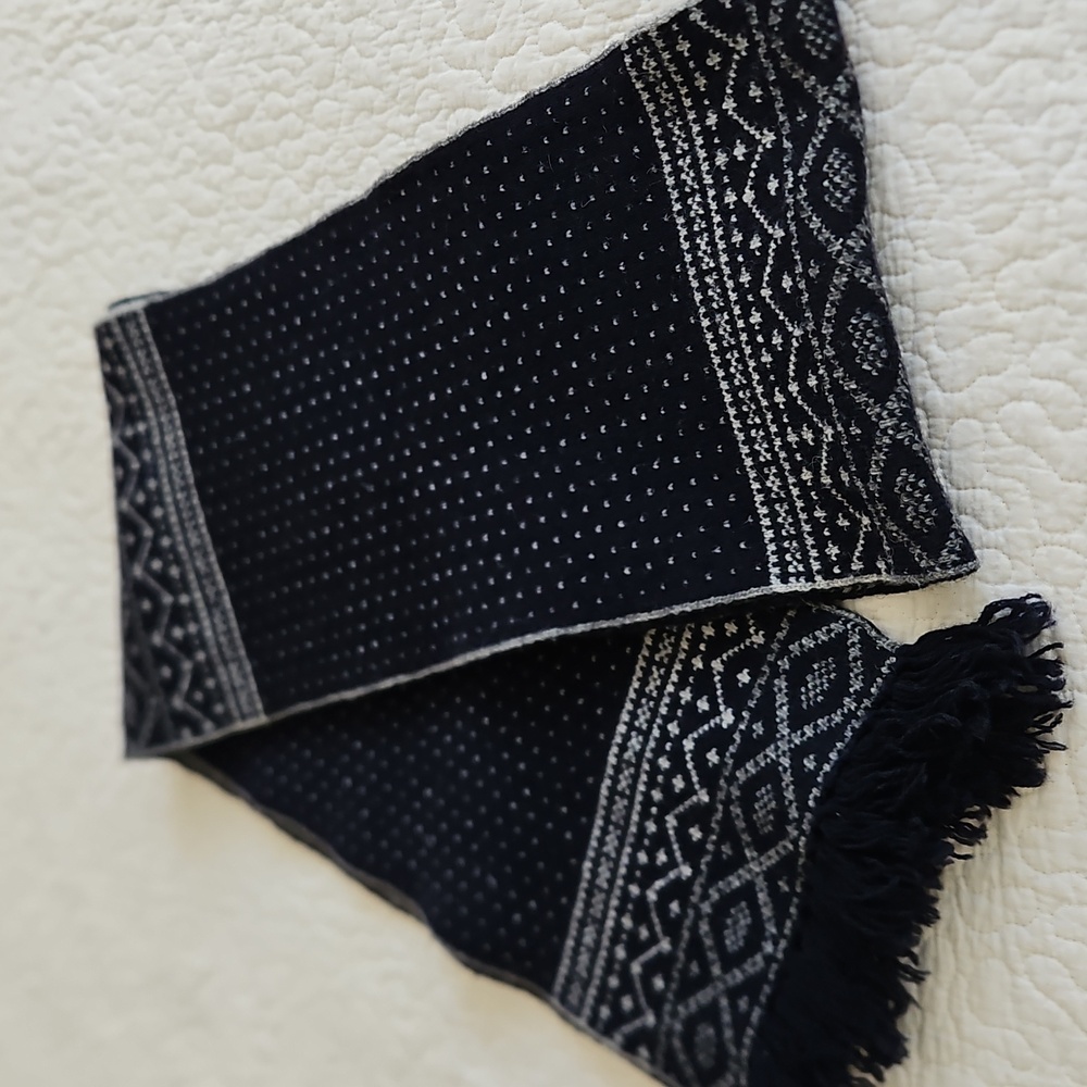 Vintage Scotch & Soda Wool Blend Reversible Scarf - Picture 3 of 7